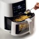 Ariete 4630 Friggitrice ad aria 9L, 1500 W, Capacità 9L, Capacità di cottura 3,5kg, 8 programmi preimpostati, Temperatura fino a 200°, Cestello trasparente per controllo cottura, Bianco 3