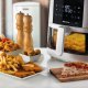 Ariete 4630 Friggitrice ad aria 9L, 1500 W, Capacità 9L, Capacità di cottura 3,5kg, 8 programmi preimpostati, Temperatura fino a 200°, Cestello trasparente per controllo cottura, Bianco 9
