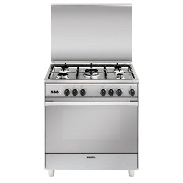 Glem Gas U865VI cucina Elettrico/Gas Acciaio inox