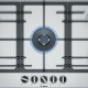 Bosch Serie 6 PCR9A5B90 Piano cottura a gas 90 cm Acciaio inox 2