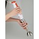 Ariete 881 Pimmy 200 - Frullatore a immersione - Gambo rimovibile e lame in Acciaio Inox - 2 velocità - 200 Watt - Bianco e Arancio 4