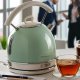 Ariete 2877 Bollitore elettrico 1,7 Litri di Design - Infusi, tè e tisane - Autospegnimento - 2000 Watt - Acciaio Inox - Linea Vintage - Verde 3