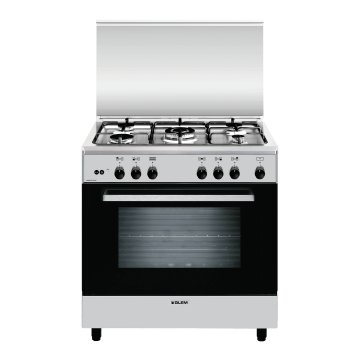 Glem Gas A855GI cucina Elettrico/Gas Acciaio inox