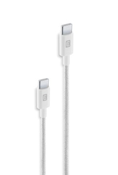 Cellularline Cavo Telato 250 cm - USB-C to USB-C Cavo telato ultra-resistente