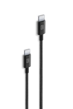 Cellularline Cavo Telato 250 cm - USB-C to USB-C Cavo telato ultra-resistente
