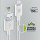 Cellularline Cavo Telato 150 cm USB to LIGHTNING Cavo telato ultra-resistente 3