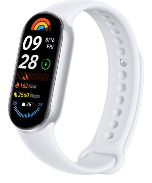 Xiaomi Smart Band 9 Braccialetto per rilevamento di attività 4,11 cm (1.62") Argento