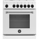 Bertazzoni La Germania Americana AMN664EBV/24 cucina Elettrico Gas Bianco 2