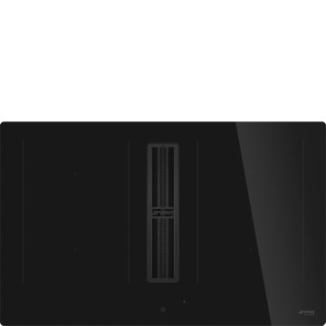 Smeg Universal HOBD482D2 piano cottura Nero Da incasso 83 cm Piano cottura a induzione 4 Fornello(i) Cappa da incasso