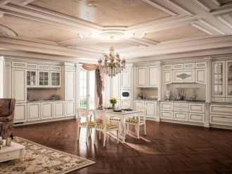 Cucina Componibile Vittoria White Corinthain