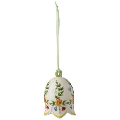 Verde/Giallo Porcellana Villeroy & Boch New Flower Bells Ornamento Tulipano 