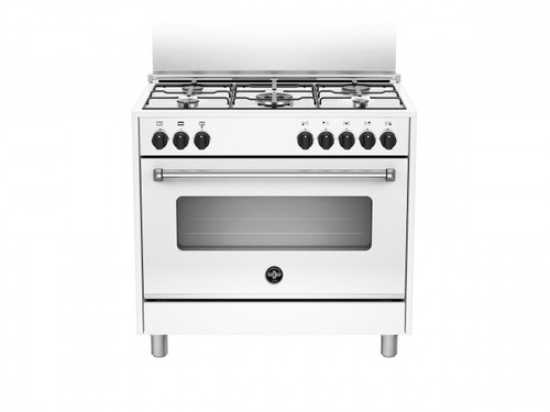 AMN965EBV - Bertazzoni La Germania Americana AMN965EBV cucina Gas Bianco A  - Cucine a gas - Cottura - Negozi Elettronica Roma - Radionovelli