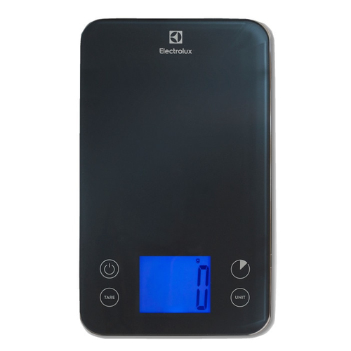 ECG KV 117 Chilli Bilancia Da Cucina Digitale In Vetro Nero - 5 Kg, Display LCD, Funzione Tara