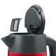 Bosch TWK4P434 bollitore elettrico 1,7 L 2400 W Nero, Rosso 7