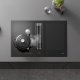 Miele KMDA 7633 FL Nero Da incasso 80 cm Piano cottura a induzione 4 Fornello(i) Cappa da incasso 4