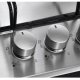 AEG HG644350SM Nero, Acciaio inox Da incasso 60 cm Gas 4 Fornello(i) 6