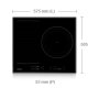 Samsung CTN463NC01 piano cottura Nero Da incasso Piano cottura a induzione 4 Fornello(i) 3