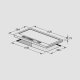 Fulgor Milano CPH 1124 G WK TC X piano cottura Nero, Acciaio inox Da incasso Gas 4 Fornello(i) 3