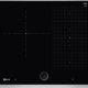 Neff T56TS31N0 piano cottura Nero, Acciaio inox Da incasso Piano cottura a induzione 3 Fornello(i) 6