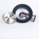 Franke 112.0049.415 scarico a pavimento Scarico da pavimento del corpo orizzontale Nero, Acciaio inox 4