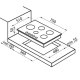 Tecnogas F75VA piano cottura Avena Da incasso Gas 5 Fornello(i) 3