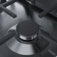 Neff N 70 Nero, Acciaio inox Da incasso Gas 5 Fornello(i) 5