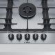 Bosch Serie 6 PCR9A5C90N piano cottura Acciaio inox Da incasso Gas 5 Fornello(i) 3