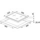 Franke FHNS 603 2G TC BK C Nero Da incasso Gas 3 Fornello(i) 3