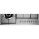 AEG HG644350SM piano cottura Acciaio inox Da incasso Gas 4 Fornello(i) 8