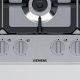 Siemens iQ300 EG7B5SB90N piano cottura Acciaio inox Da incasso 75 cm Gas 5 Fornello(i) 4