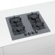 Bosch Serie 6 PPP6A9B20 piano cottura Argento Da incasso Gas 4 Fornello(i) 3