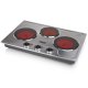 Princess 303009 Acciaio inox Superficie piana Ceramica 3 Fornello(i) 7