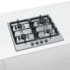 Bosch Serie 4 PGP6B5B90N piano cottura Acciaio inox Da incasso 60 cm Gas 4 Fornello(i) 3