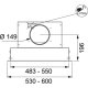 Franke Drop 90 Acero Inoxidable Integrato a soffitto Acciaio inox 839 m³/h 4
