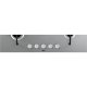 AEG HG755421UM Acciaio inox Da incasso 75 cm Gas 5 Fornello(i) 8