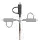 Native Union BELT-KV-ULC-ZEB-V2 cavo USB 2 m USB A USB C/Micro-USB B/Lightning Nero, Bianco 4