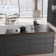 Miele KMDA 7634 FR Nero Da incasso 80 cm Piano cottura a induzione 4 Fornello(i) Cappa da incasso 3