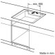 Neff T48BT13N2 piano cottura Nero, Acciaio inox Da incasso 80 cm Piano cottura a induzione 4 Fornello(i) 6