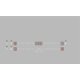Electrolux EIV64440BS Argento Da incasso 60 cm Piano cottura a induzione 4 Fornello(i) 4