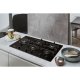 Whirlpool GOW 9553/NB piano cottura Nero Da incasso 86 cm Gas 5 Fornello(i) 5