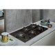 Whirlpool GOW 9553/NB piano cottura Nero Da incasso 86 cm Gas 5 Fornello(i) 6