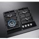AEG HKB64440NB Nero Da incasso 59 cm Gas 4 Fornello(i) 8