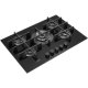 Whirlpool GOW7553/NB piano cottura Nero Da incasso 73 cm Gas 5 Fornello(i) 4