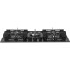 Whirlpool GOW7553/NB piano cottura Nero Da incasso 73 cm Gas 5 Fornello(i) 5