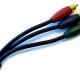 AudioQuest 3881140082 cavo video e componente (YPbPr) 1 m 3 x RCA Multicolore 3
