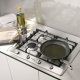Miele KM 2010 G piano cottura Acciaio inox Da incasso Gas 4 Fornello(i) 4