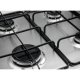 Electrolux KGS6404X Nero, Acciaio inox Da incasso 55 cm Gas 4 Fornello(i) 6