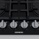 Siemens iQ300 EN6B6PB90 piano cottura Nero Da incasso 60 cm Gas 4 Fornello(i) 5