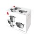 Alessi Batteria 6 pz acciaio pots e pans Jasper Morrison 3