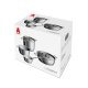 Alessi Batteria 6 pz acciaio pots e pans Jasper Morrison 4